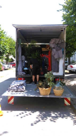 Thietke Umzüge, Umzug mit Pflanzen